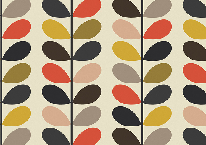 Orla Kiely Multi Stem, Tomato - Roller Blind - Image 6